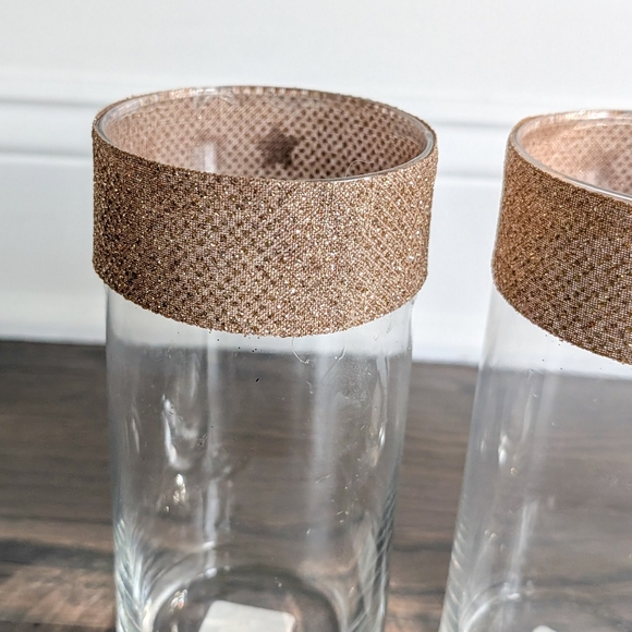 Libbey 3-Pack Cylinder Vase, 7.3" Tall, DIY Decorated - Picture 10 of 11